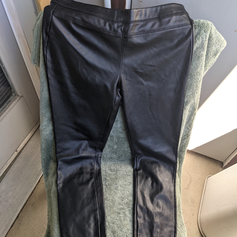 Blank NYC Black Pleather Skinny Pant